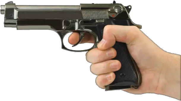 Png Gun Shooting Hand Holding Gun Png