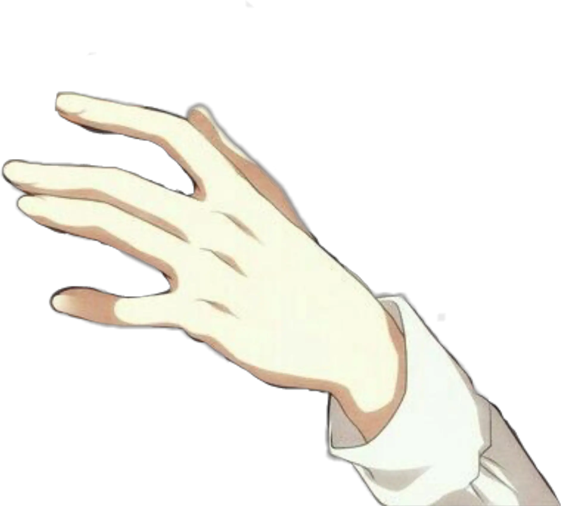 anime manga hand colored Anime Hand Transparent Background