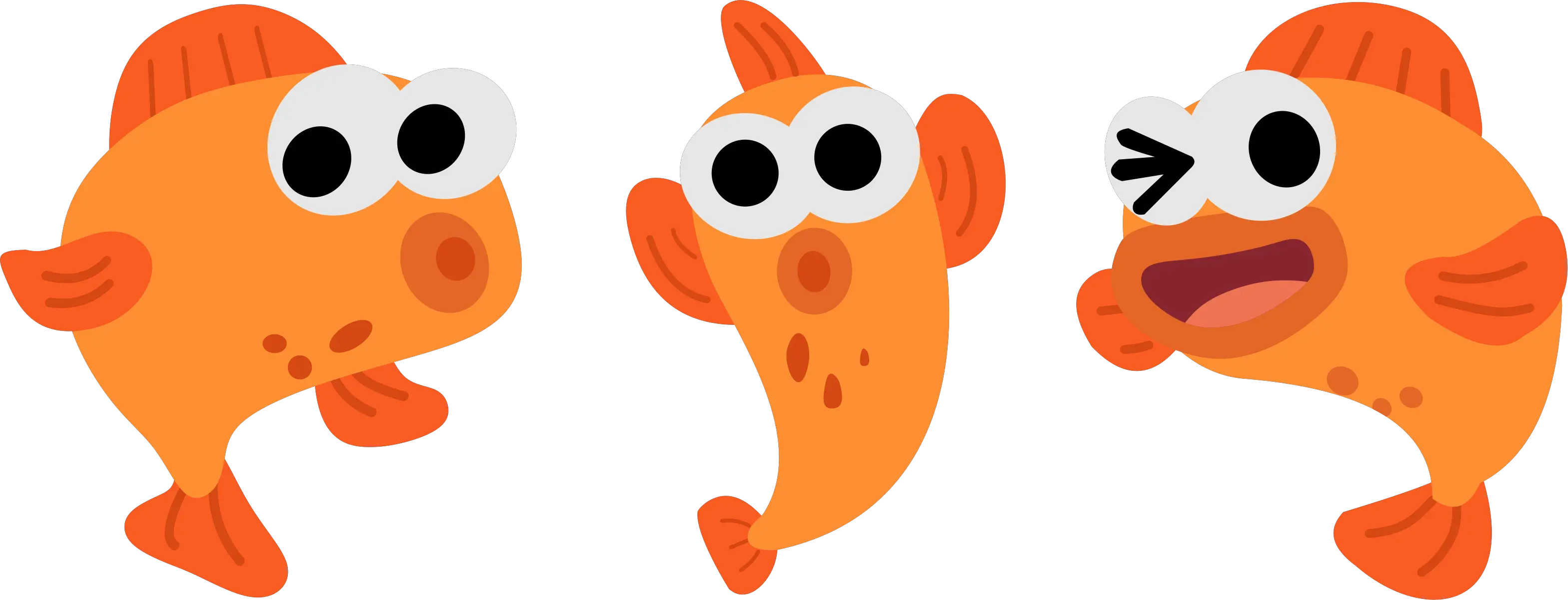 Baby Shark Orange Fish Png