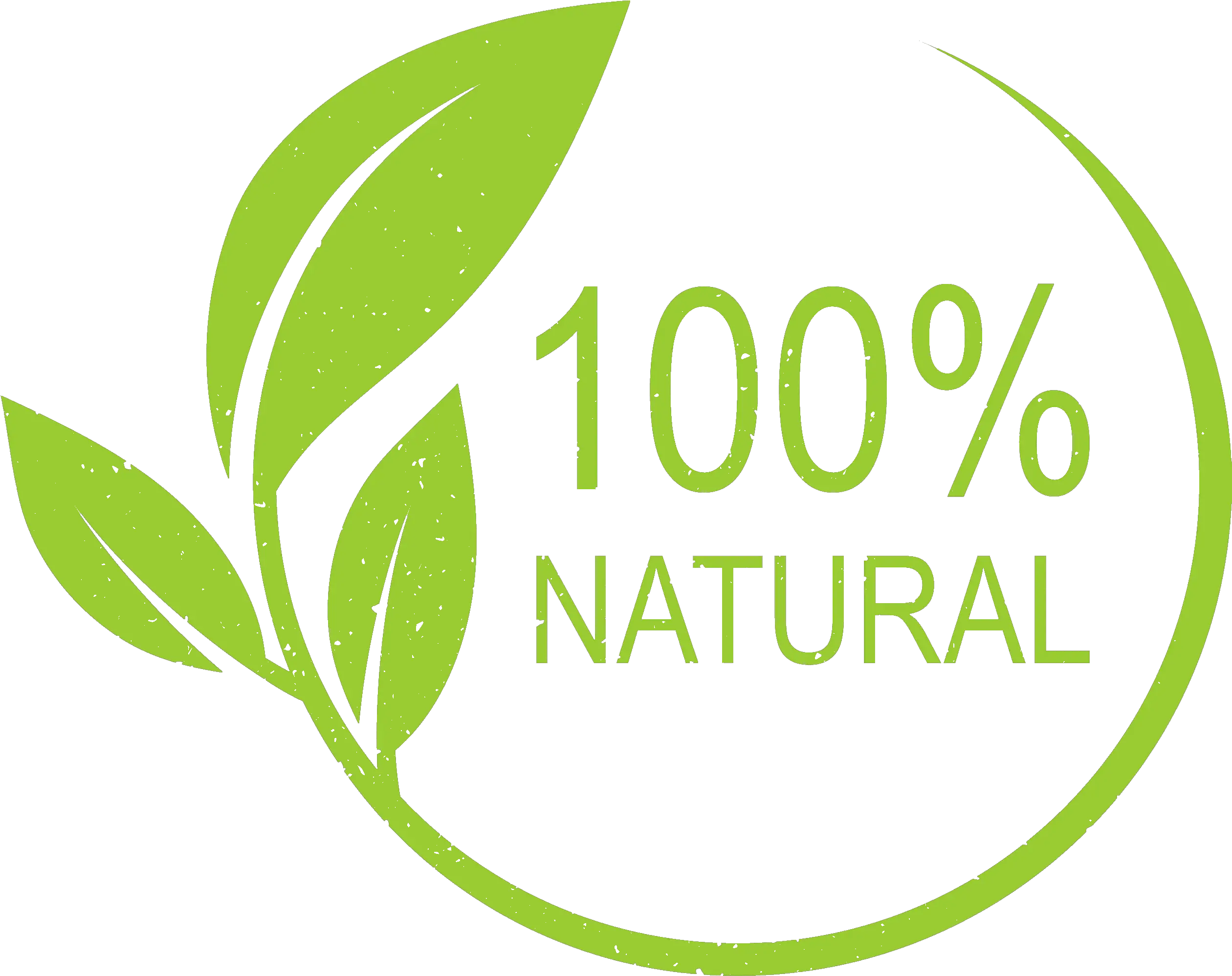 100% Natural Logo 100 Natural Vector