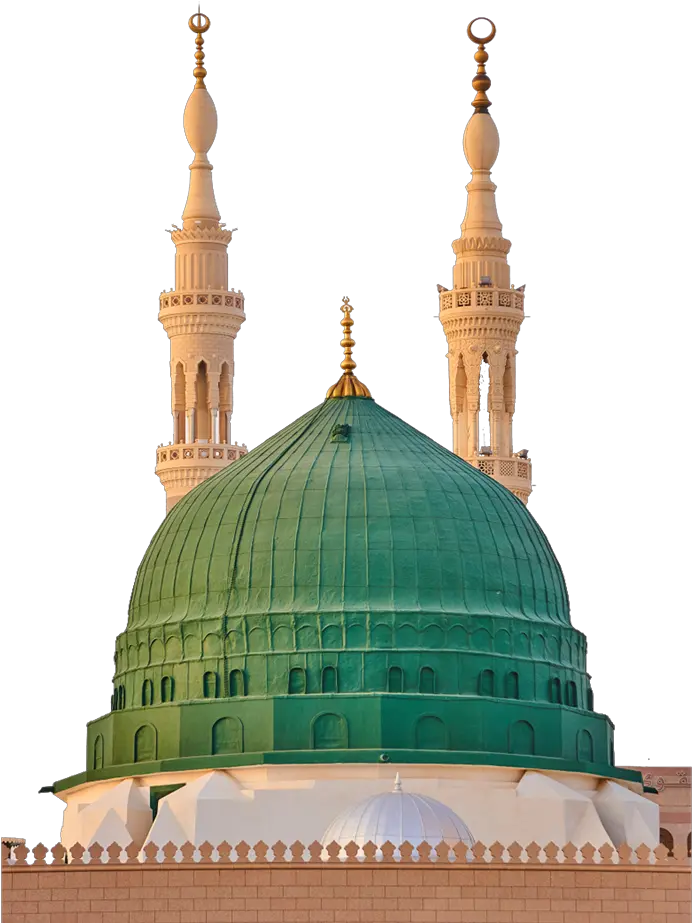 Madina Shareef With No Background Two Minar Al-masjid Al-nabawi