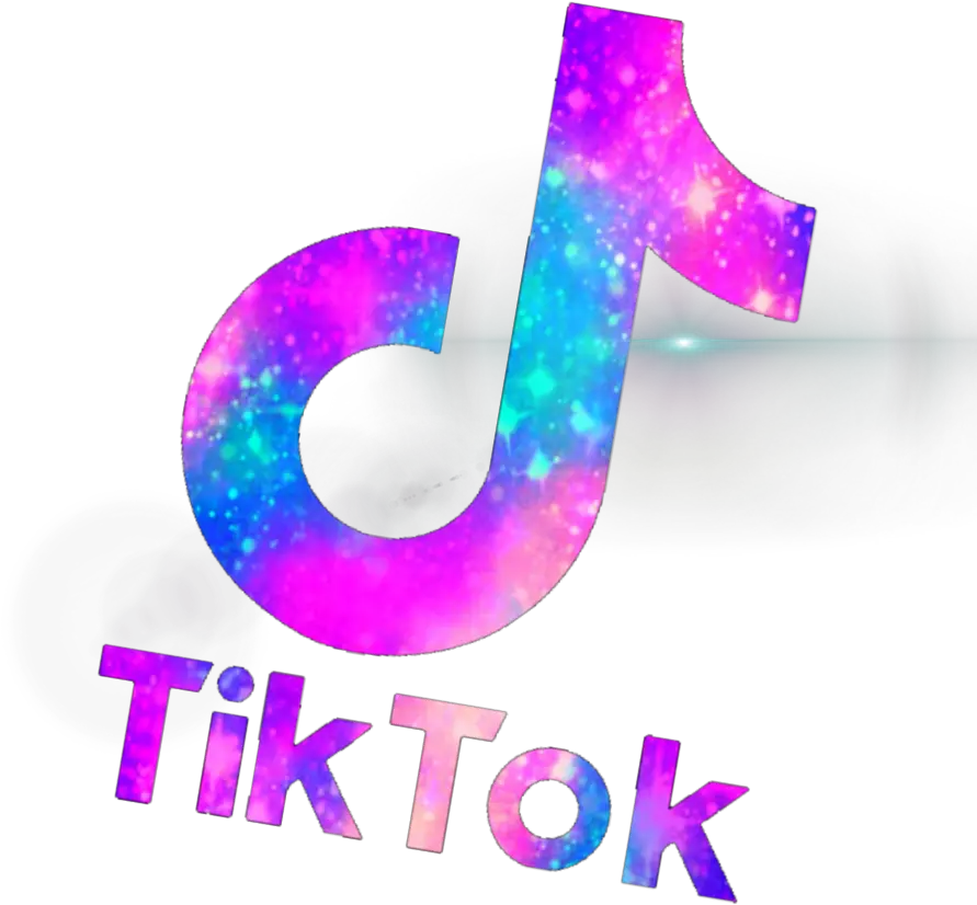 tik Tok Tik Tok Logo Pink And Purple