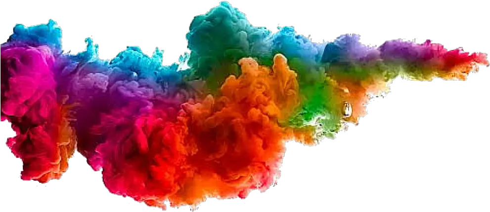 colorsplash splash effects color effect rainbow Color Transparent Smoke Png