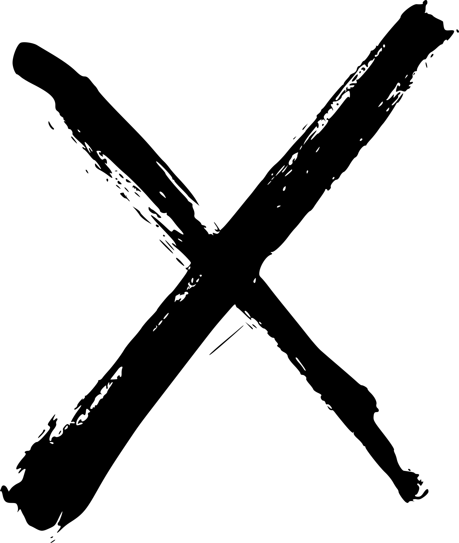 Grunge X Png