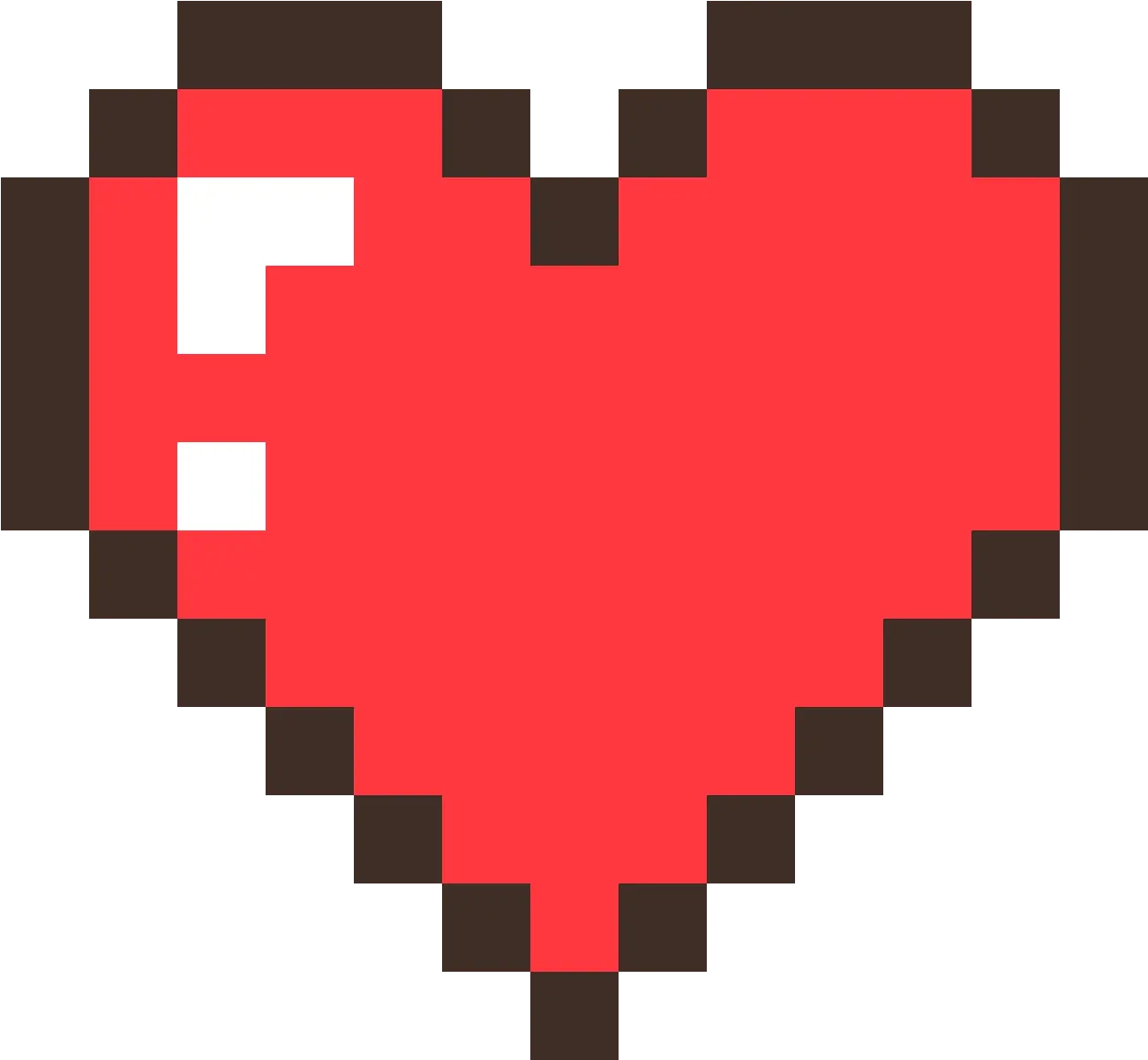 Pixel Heart Png