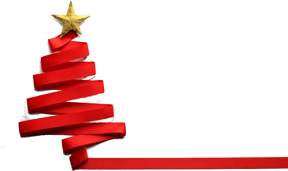 Christmas Png Vector Ribbon Christmas Tree Png