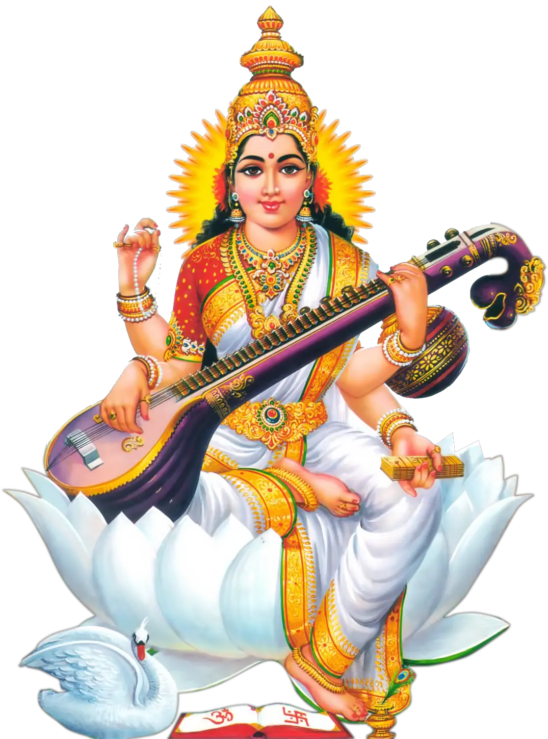 Saraswati Mata Hd Wallpaper Download High Resolution Saraswathi Devi