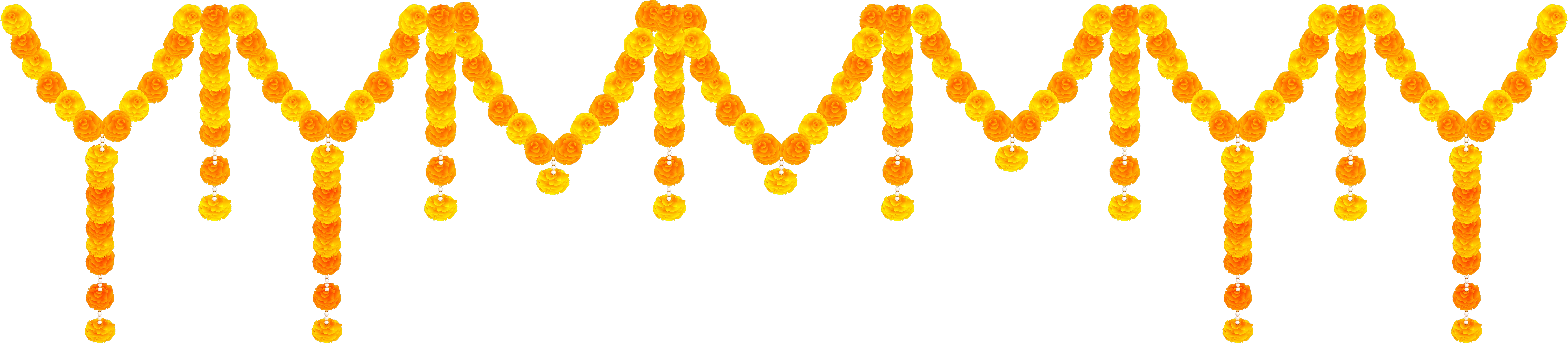 Indian Flower Garland Png