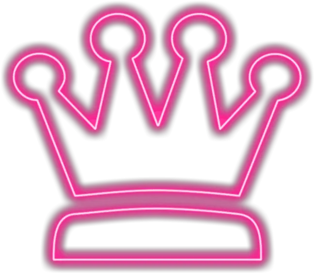 Transparent Crown Neon Png