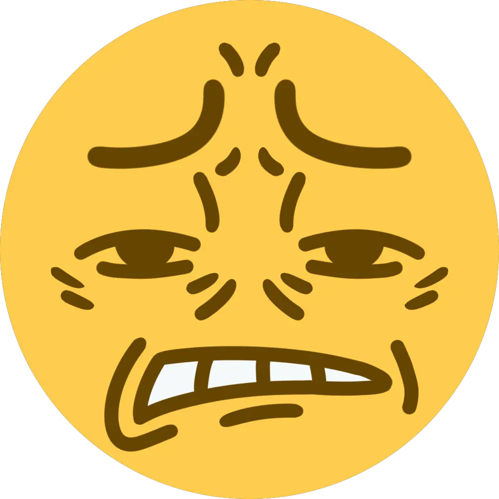 Cringe Discord Emoji Clipart