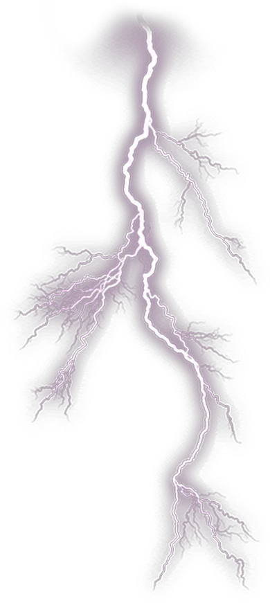 Purple Lightning Png Sketch