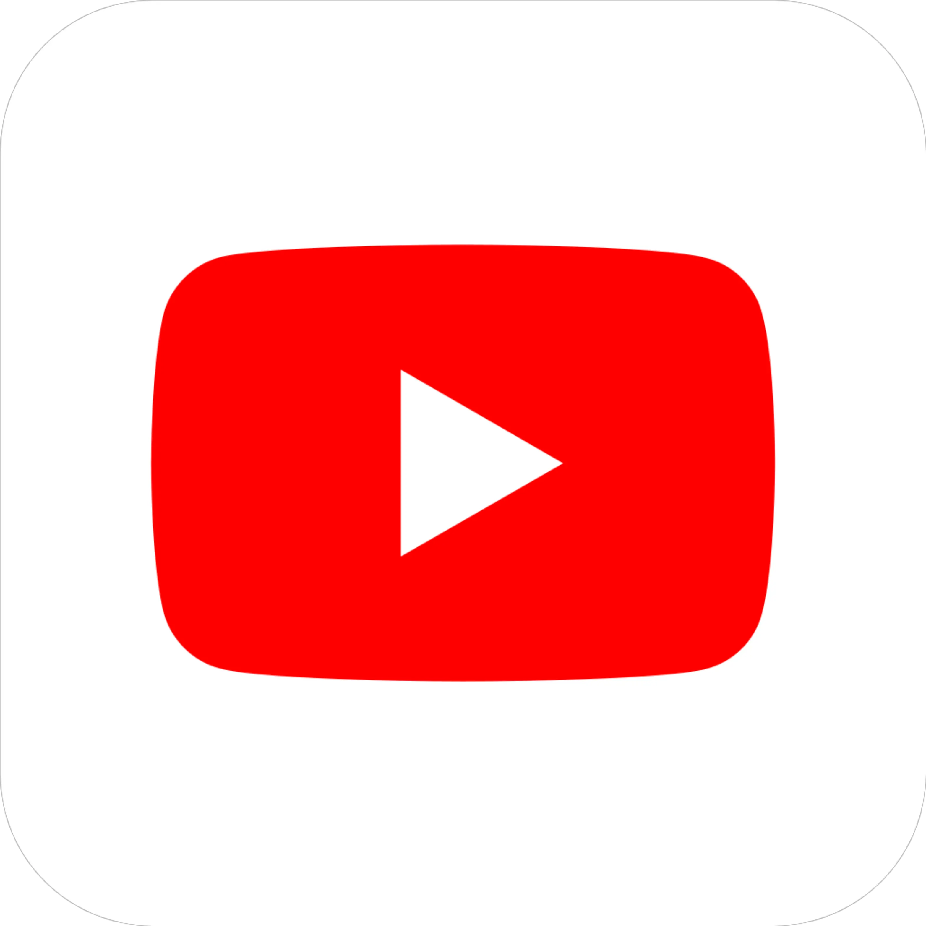 youtube logo youtubelogo red white app appstore Logo Youtube