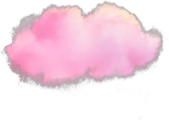 pink cloud Watercolor Paint