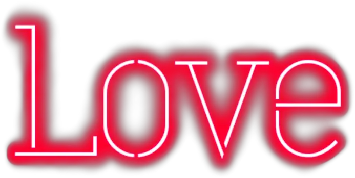 love neon loveislove word text typography freetoedit Picsart Love Word Png