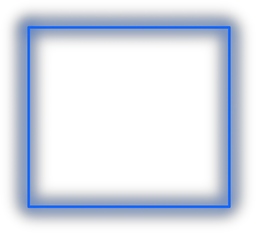 sticker neon square blue freetoedit frame border Circle