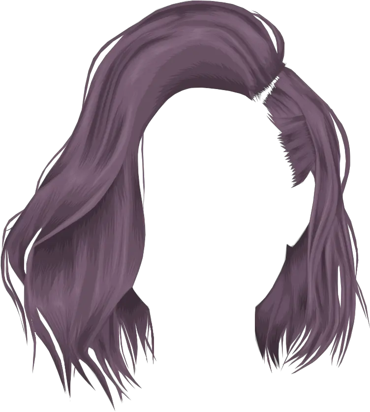 Transparent Anime Hair Png