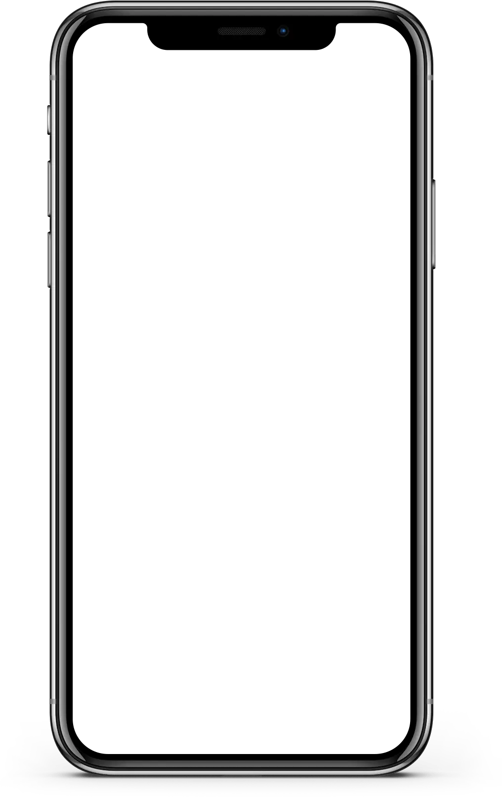 Iphone X Screen Mockup Transparent Background Iphone Png