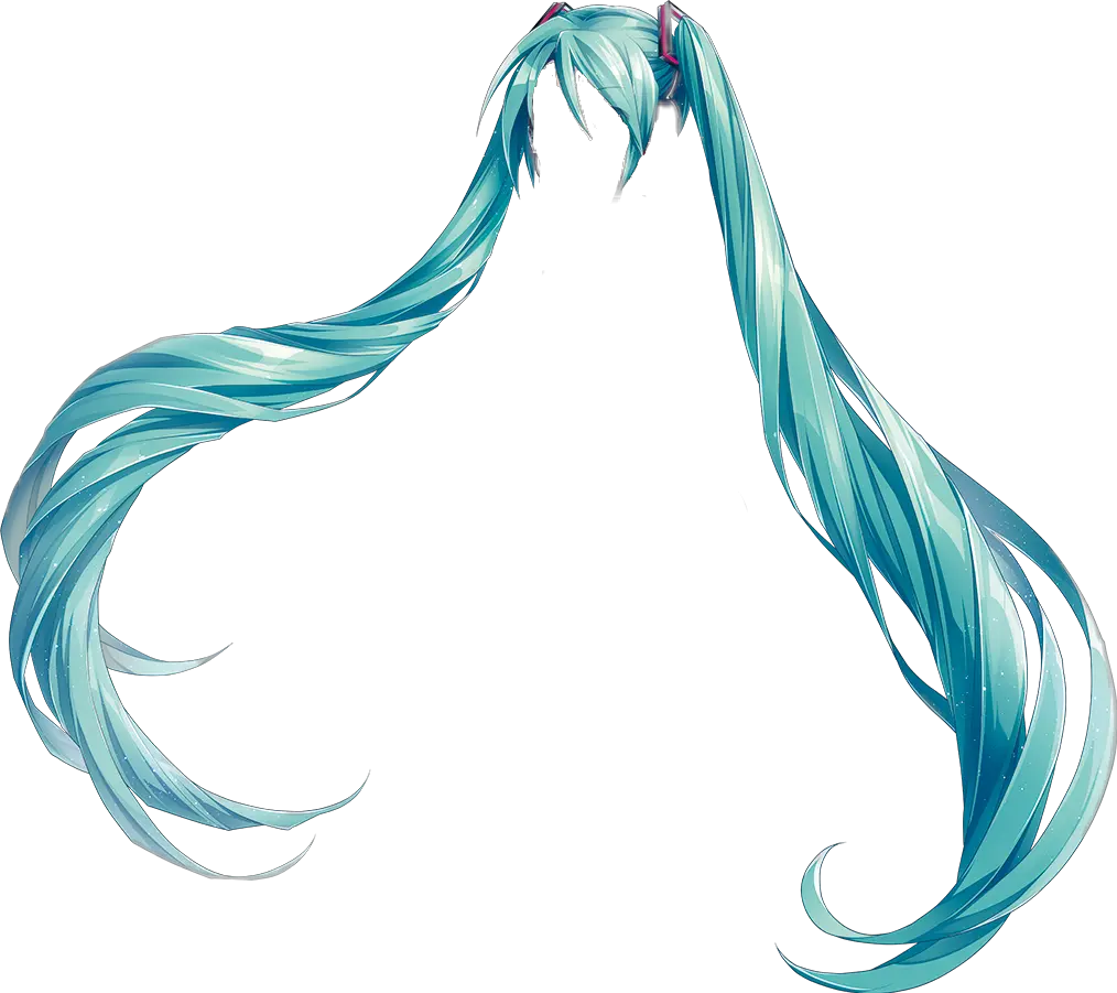 hair hatsune miku hatsunemiku Hatsune Miku Hair Png