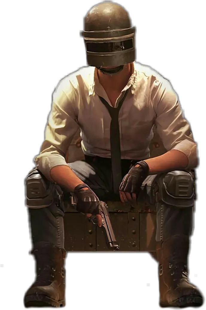 pubg player game adil freetoedit Pubg online Pubg Character Sitting Png