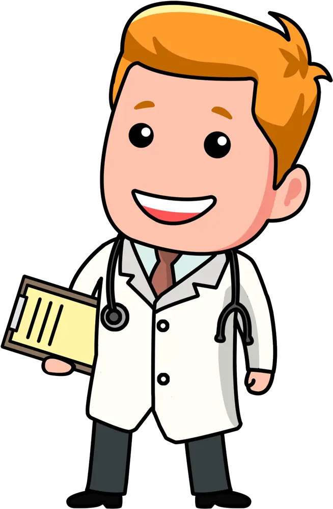 Doctor Logo Cliparthot Of The More And Animasi Dokter Gambar Dokter Kartun Png
