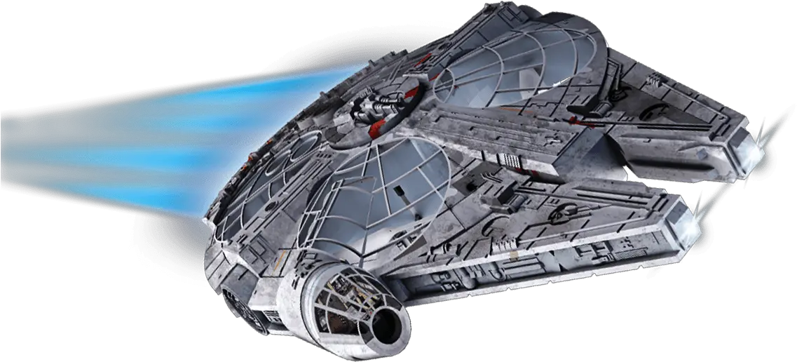 Transparent Background Millennium Falcon Png