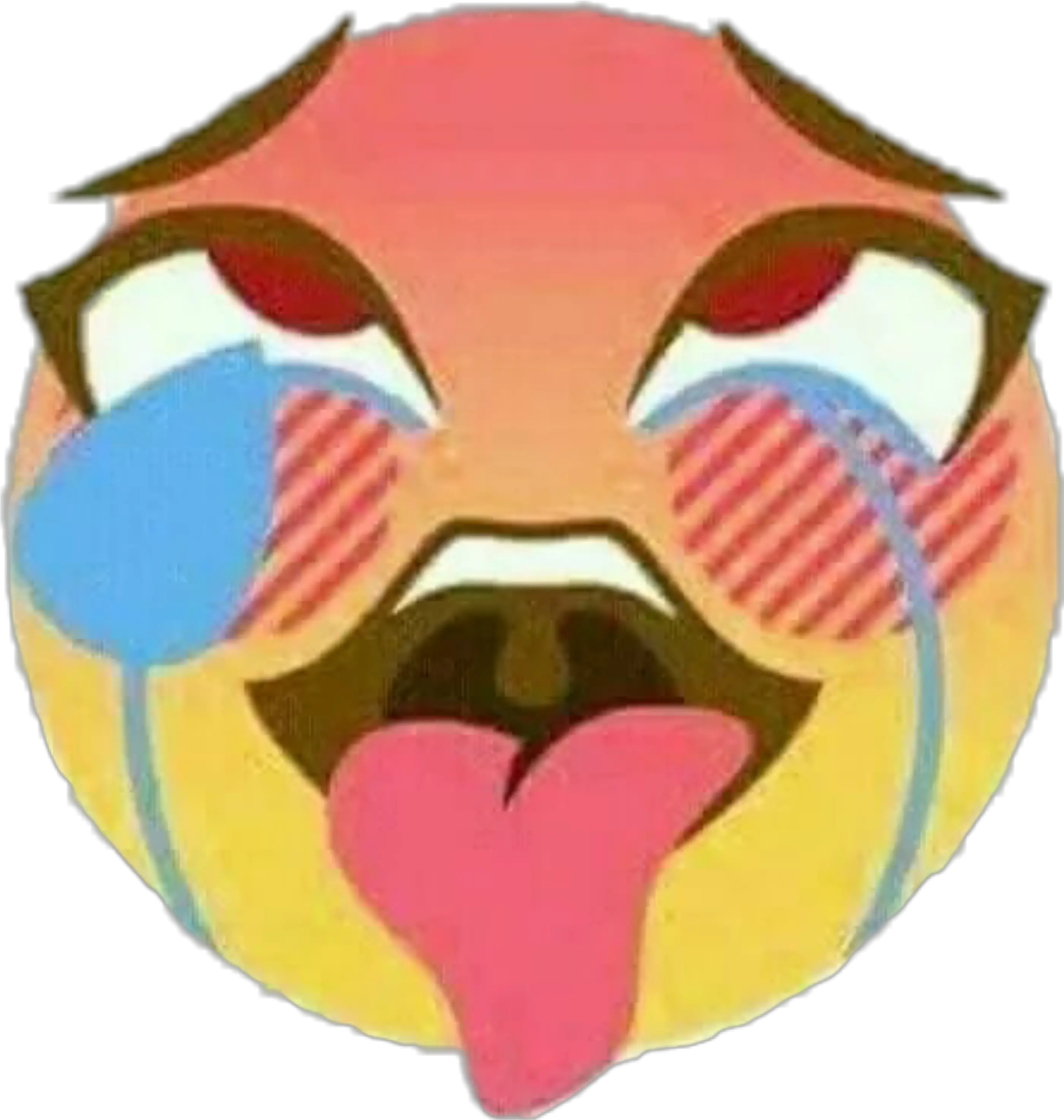 Ahegao Emoji Sticker Ahegao Emoji