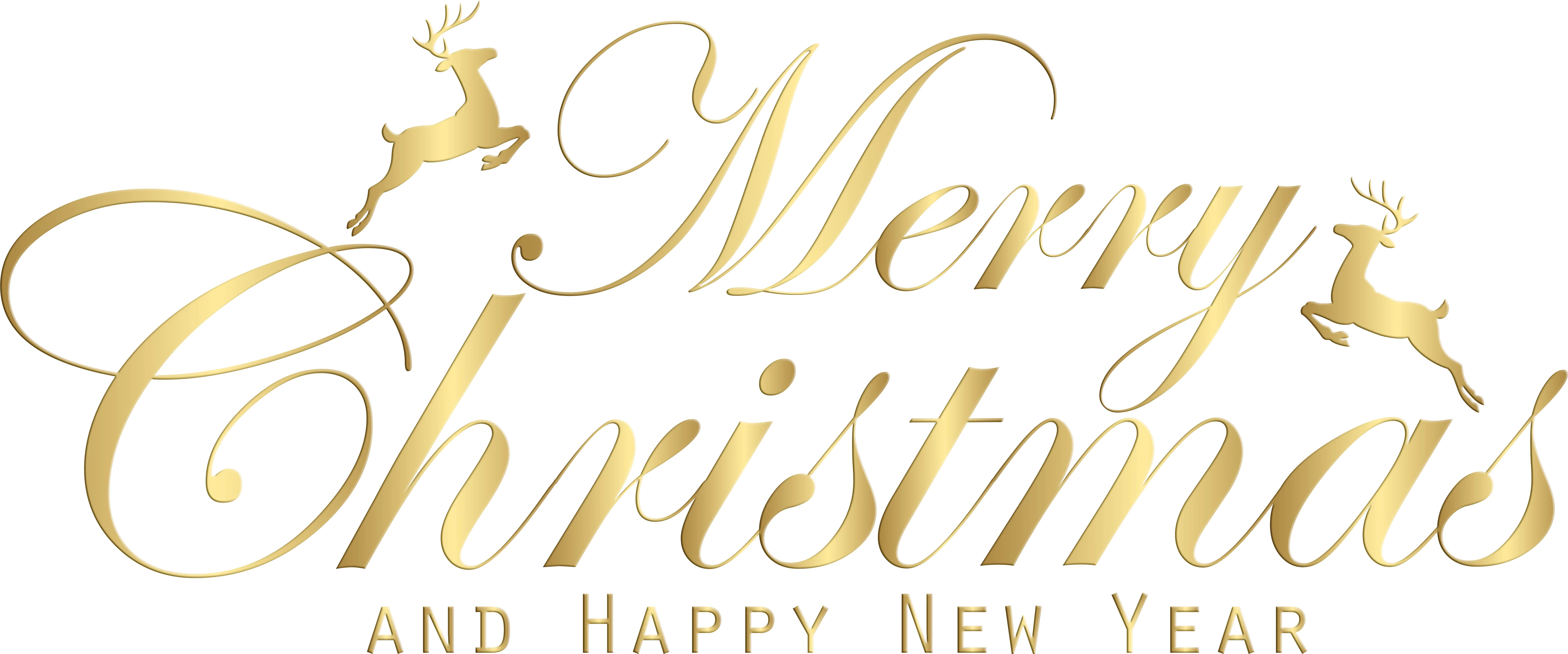 Happy New Year Merry Christmas And Clipart With Black Merry Christmas And Happy New Year Png