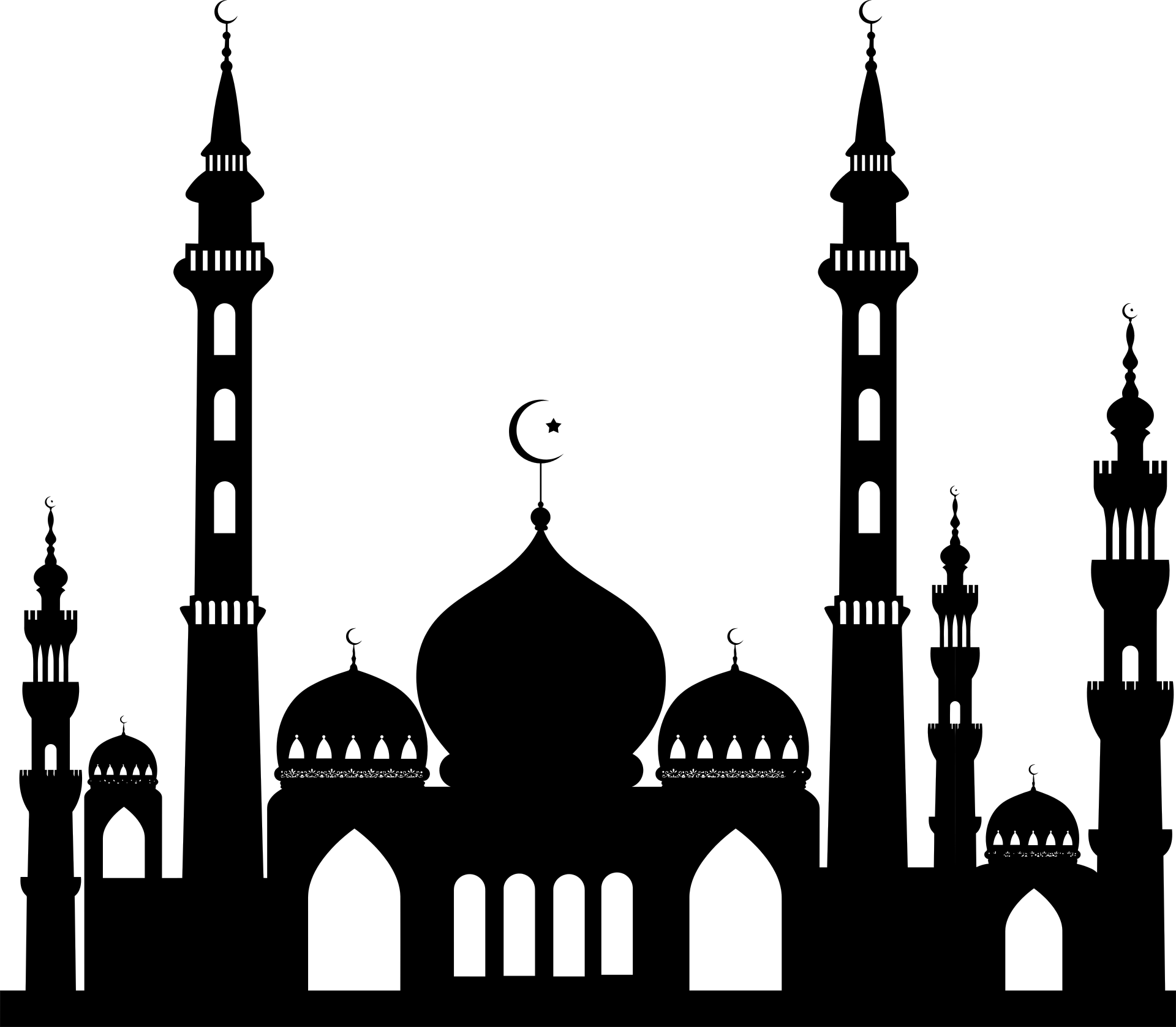 Gambar Masjid Vector Mosque Clipart