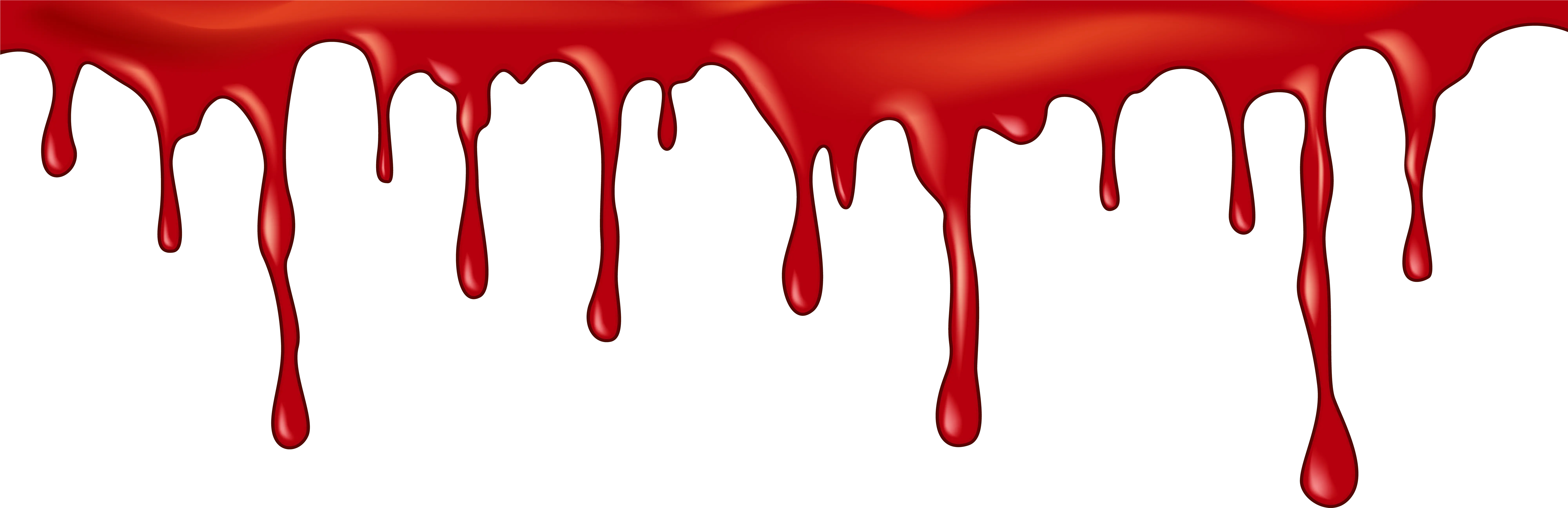 Blood Dripping Happy Halloween In Blood Clipart