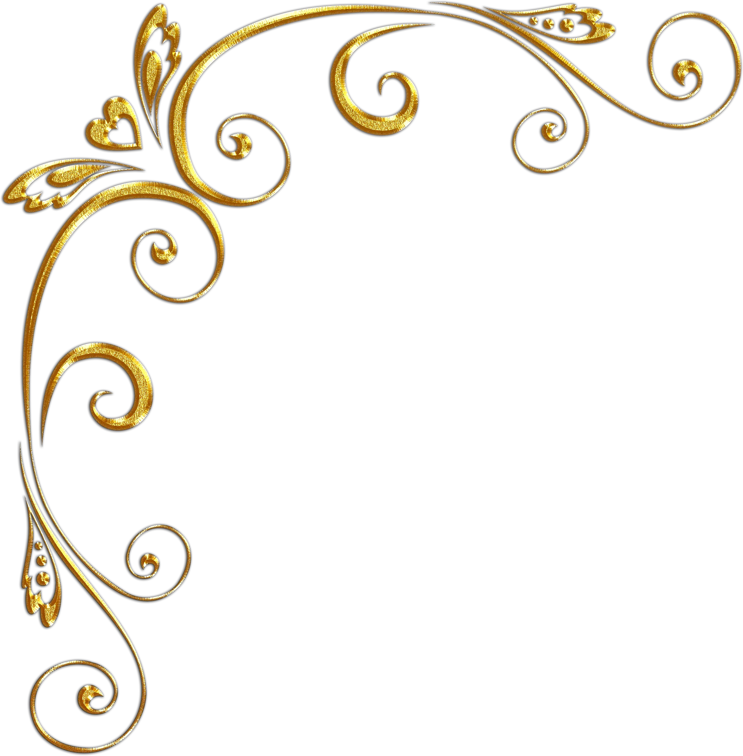 Gold Corner Border Png Transparent Gold Corner Border Png