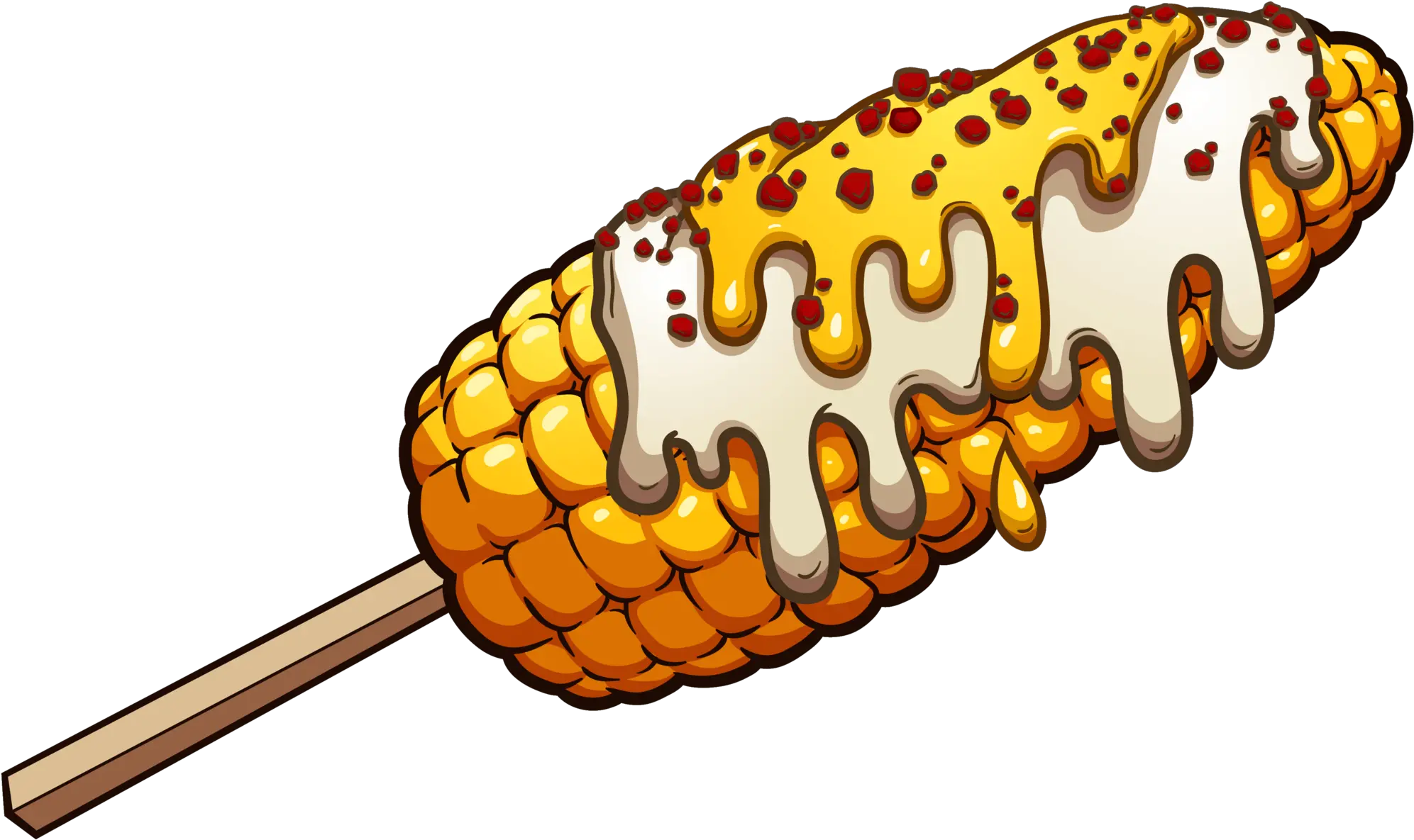 Transparent Elotes Png Elote En Vaso Dibujo