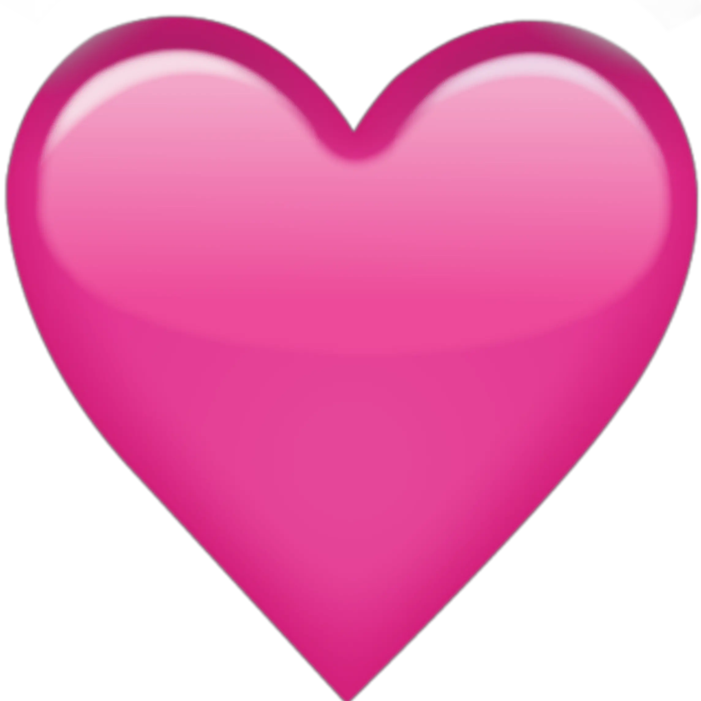 Pink Love Heart Emoji