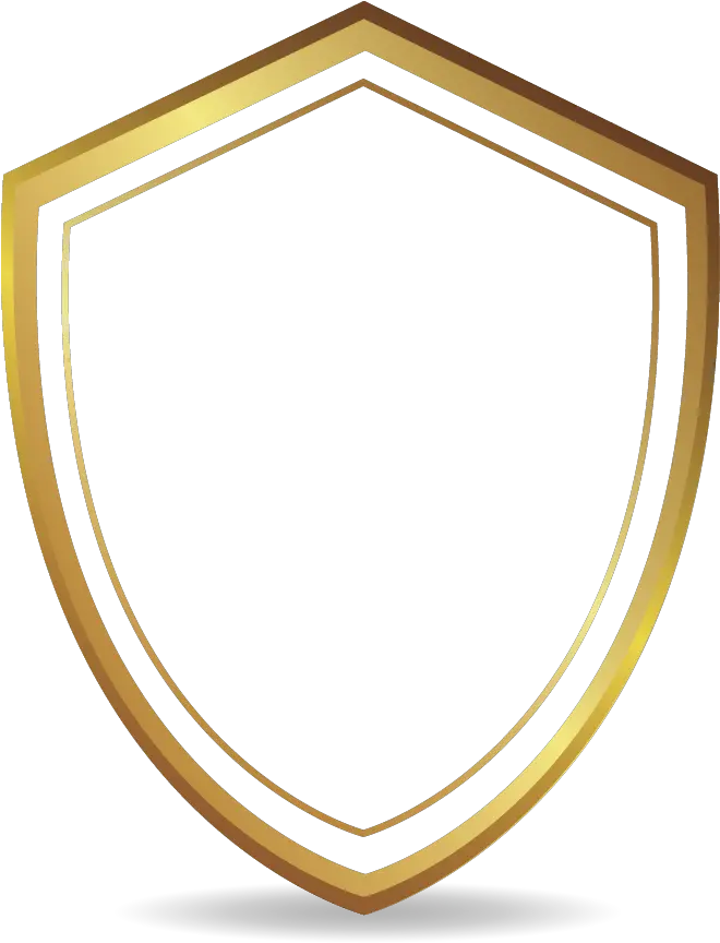 Golden Shield Png Golden Shield Badge Png