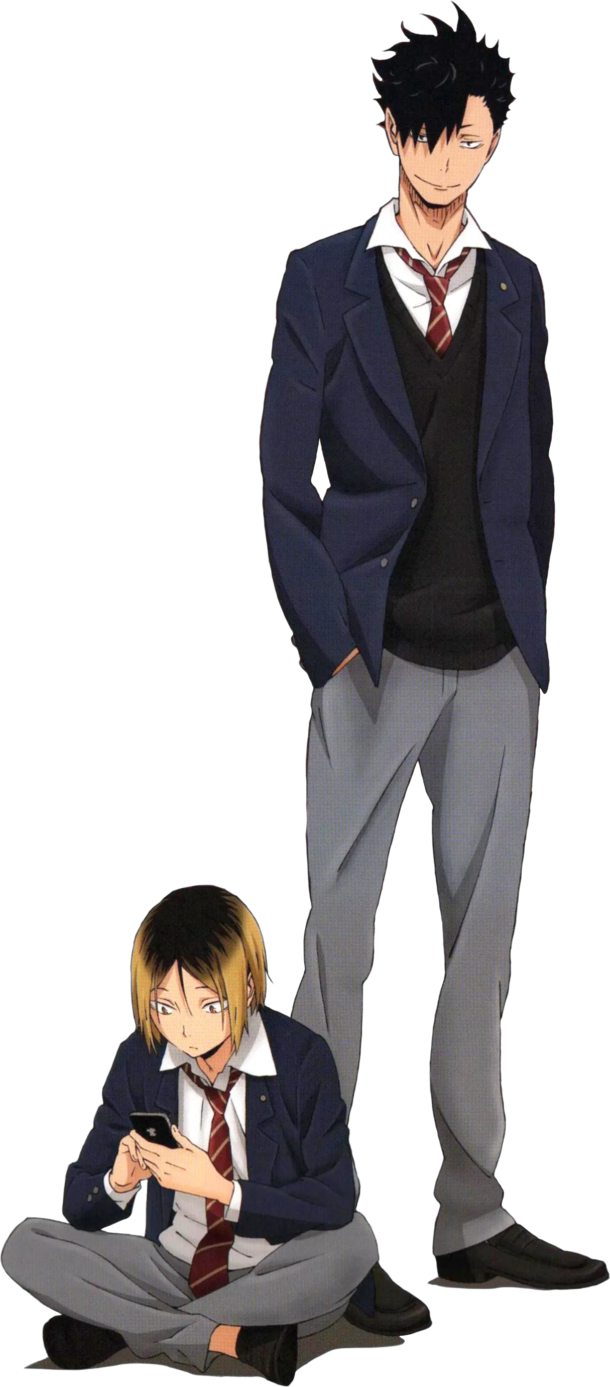 Haikyuu Kuroo Transparent Kenma Kozume Transparent