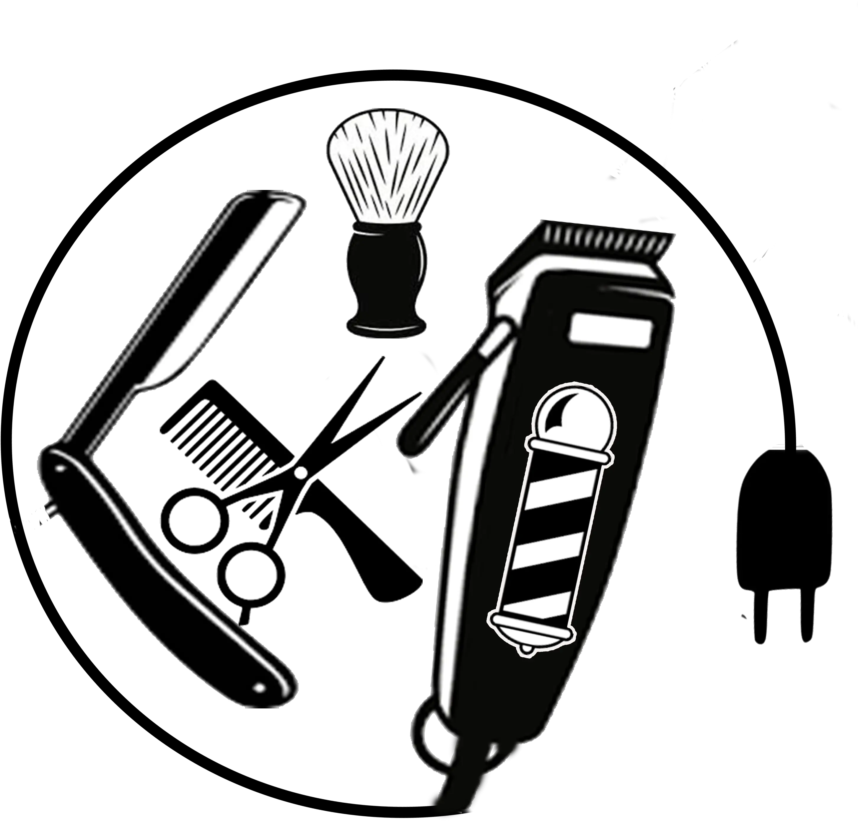 Barber Shop Clipper Logo