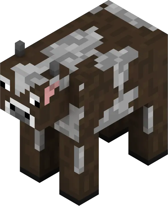 Minecraft Cow Png Mc Cow