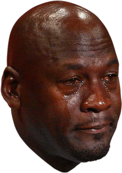 Clip Art Jordan Png For Transparent Crying Meme Face Png