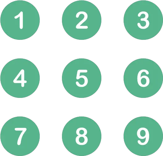 Numbers Number Set Icons Free