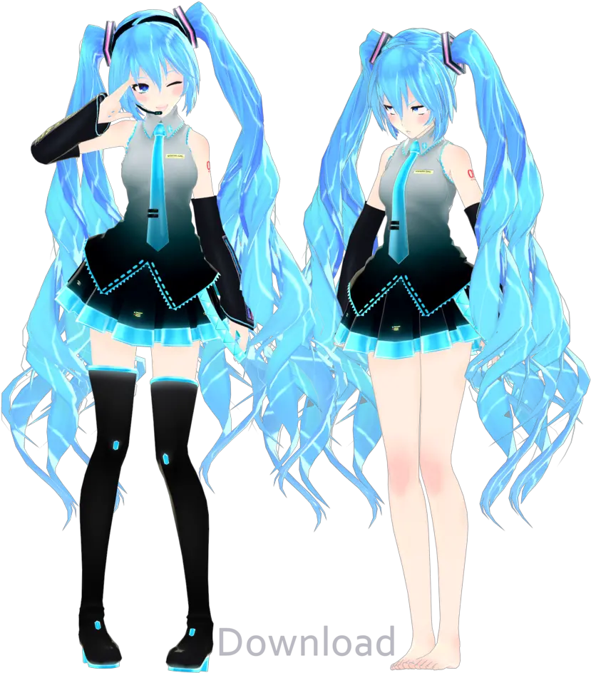 Model Mmd Dl Zip Miku