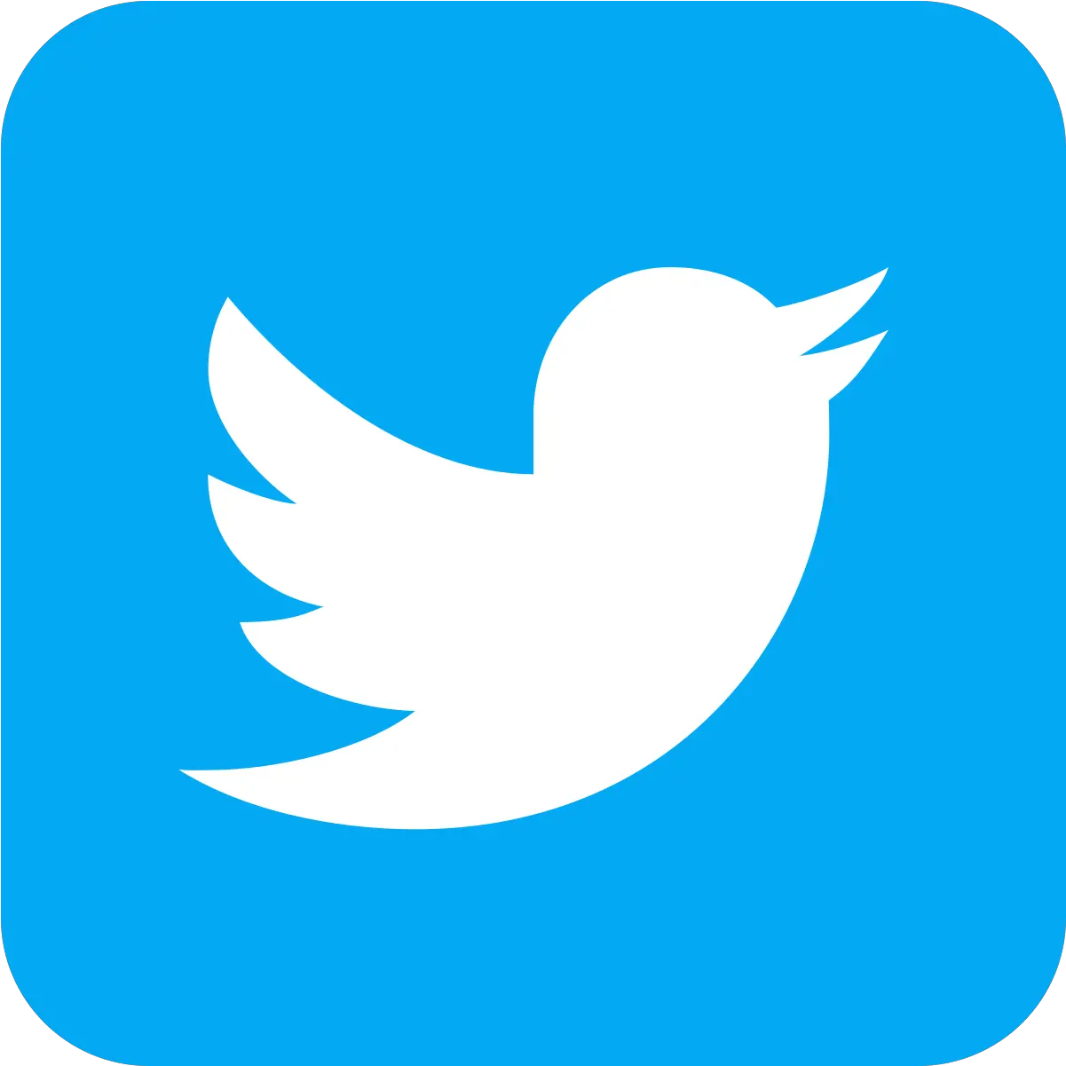 Twitter Logo Round Edges