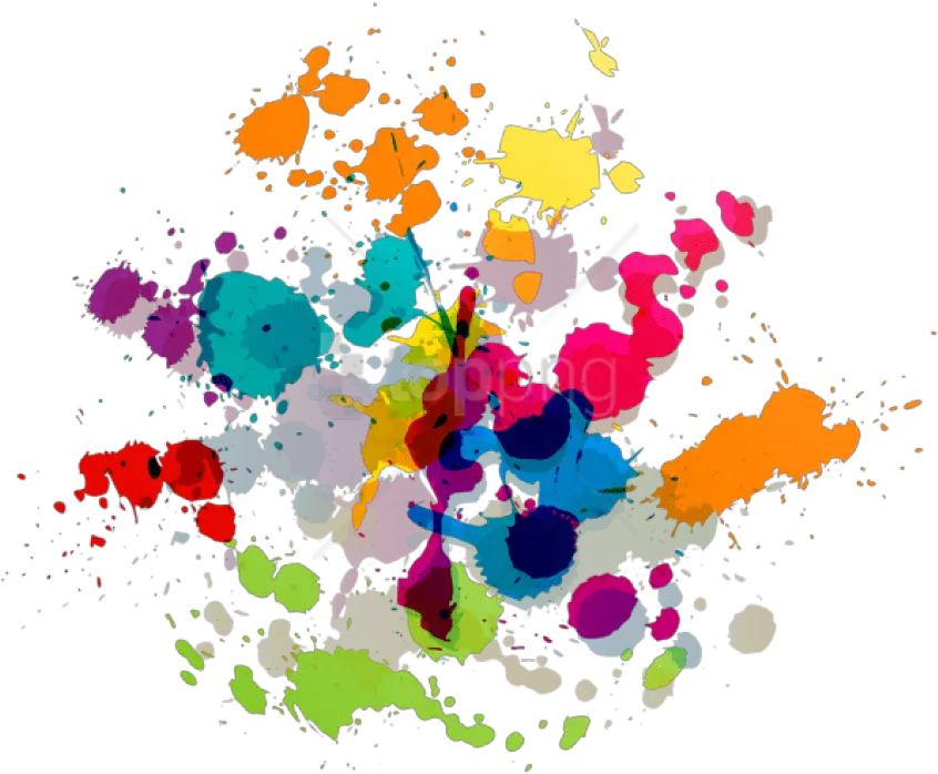 Transparent Ink Splatter Png Transparent Background Paint Splash