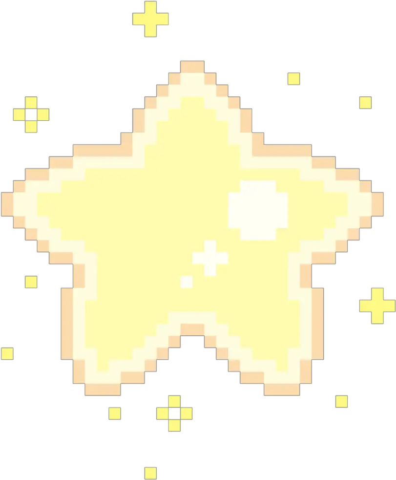 Transparent Star Shine Png Transparent Pixel Star Gif