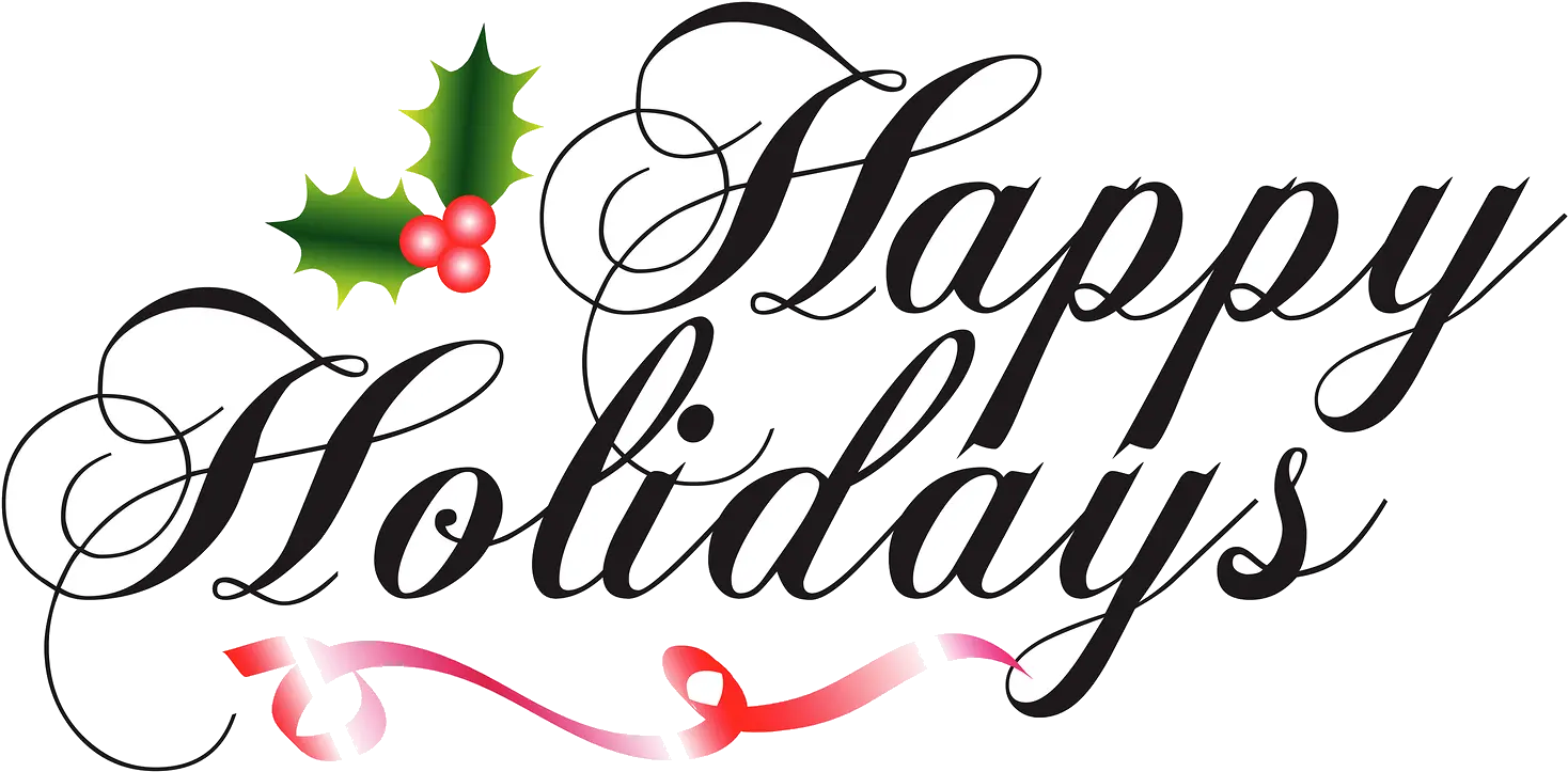 Holiday Happy Holidays Clipart The Cliparts Free Happy Happy Holidays Png