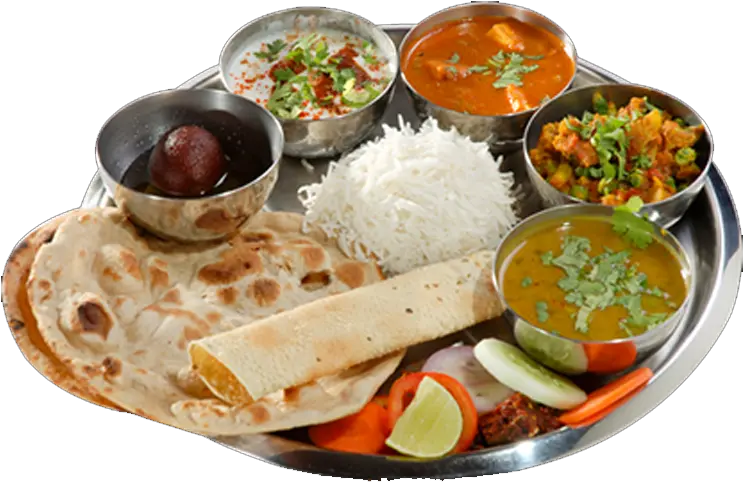 Indian-thali Non Veg Thali Png