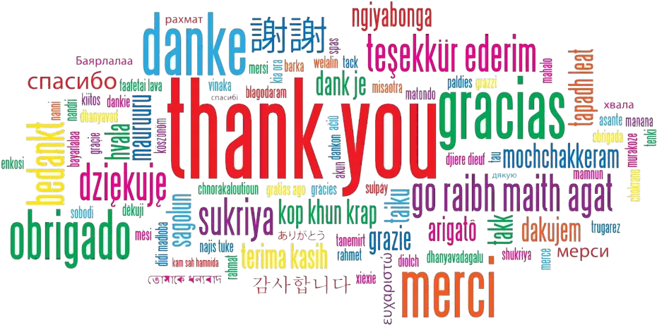 Thank You In 1000 Languages