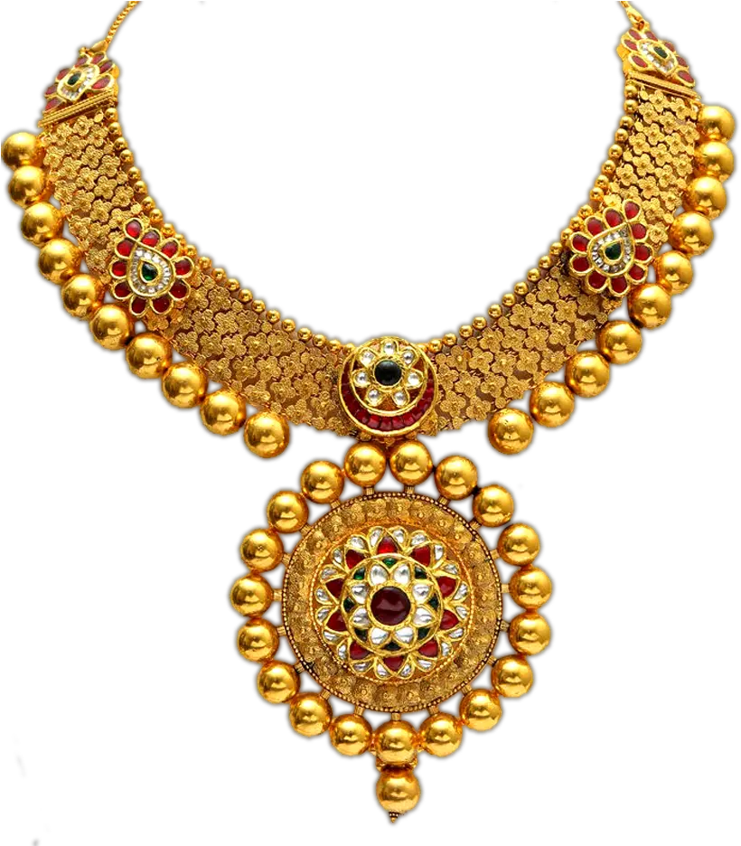 Jewellery Gold Necklace Pendant Gold Jewellery Necklaces Png