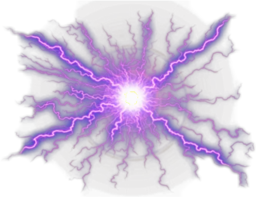 electric lightning ball magic purple Purple Light Effects Png