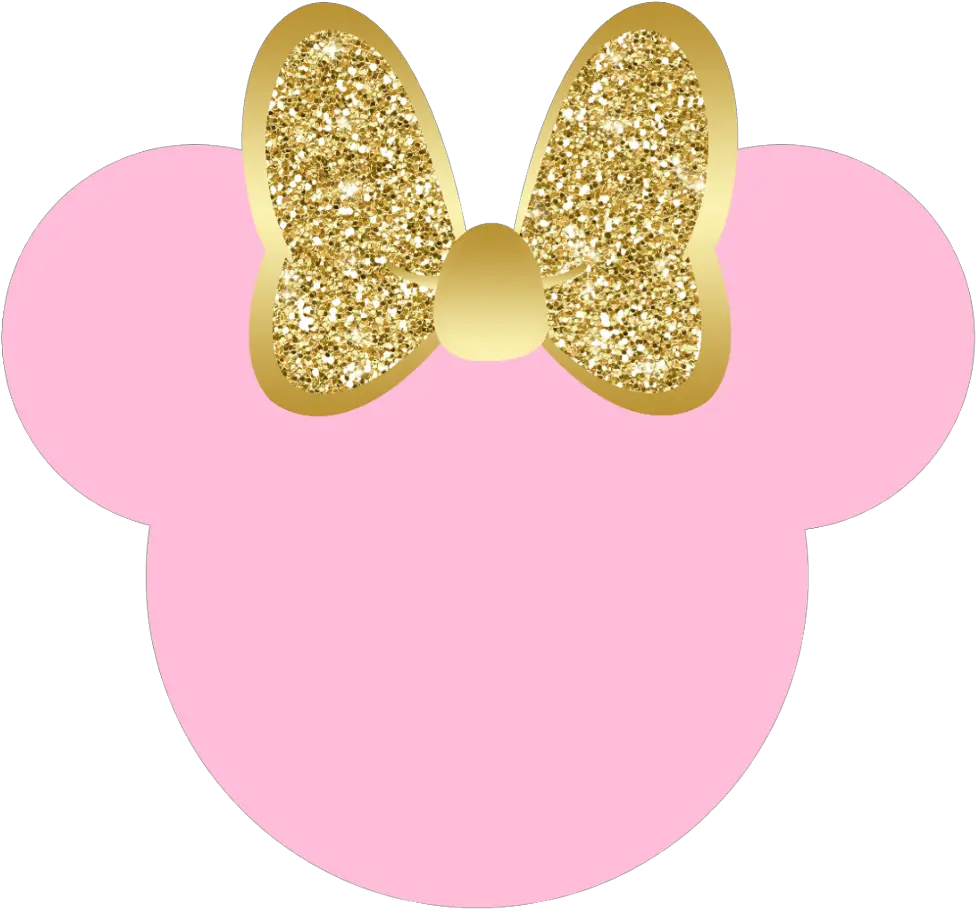 pinkgold goldminnie minnie mouse sparkle Pink And Gold Minnie Mouse Png