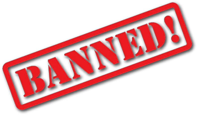 Banned Logo Png Transparent Background Wanted Word Art