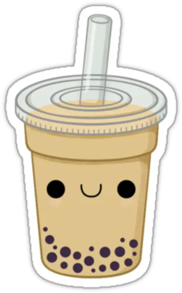 Boba-stickers Boba Milk Tea Clipart